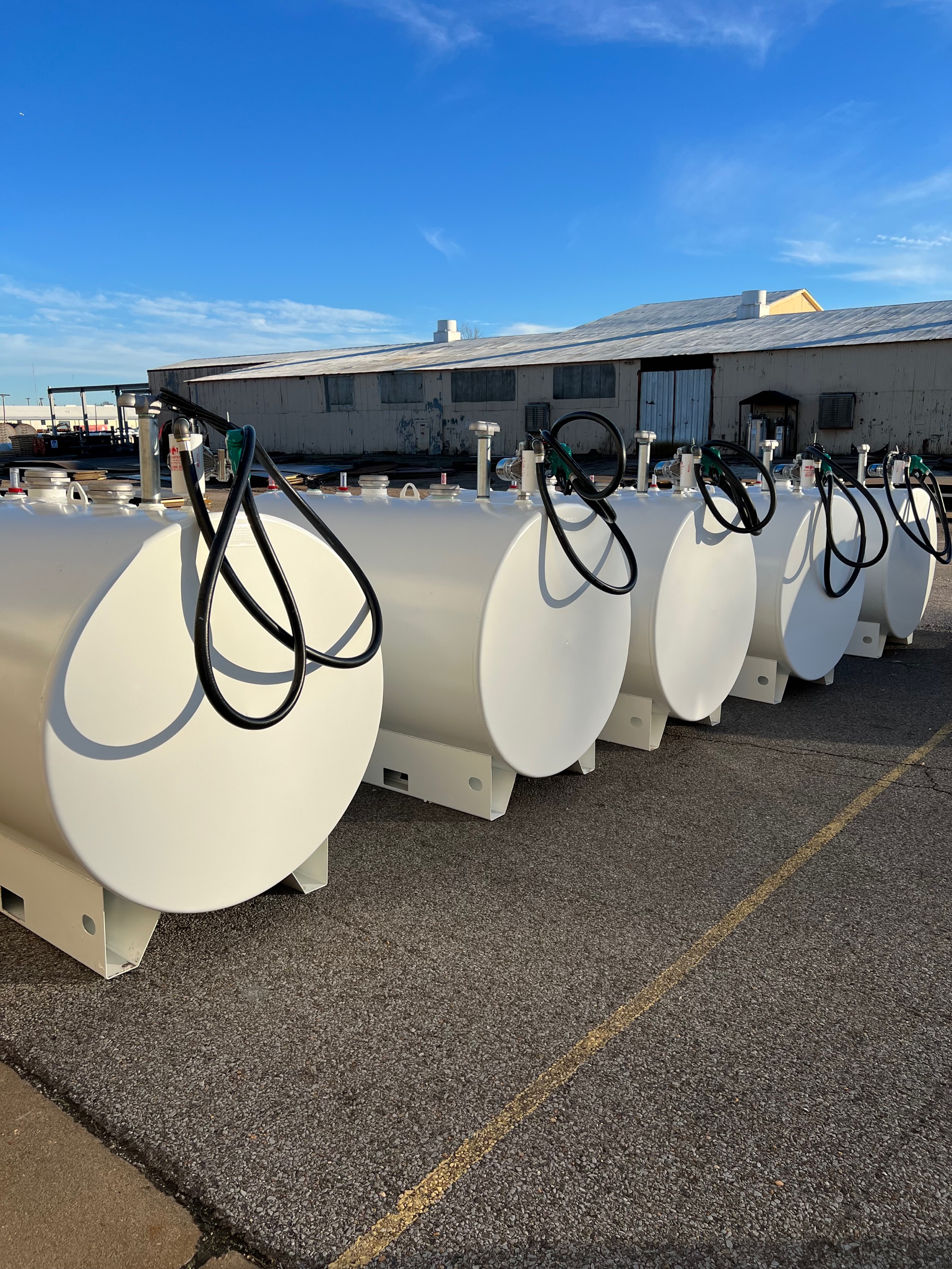 550 Gallon UL 142 Double Wall Skid Tank Package With 115v GPI Pump